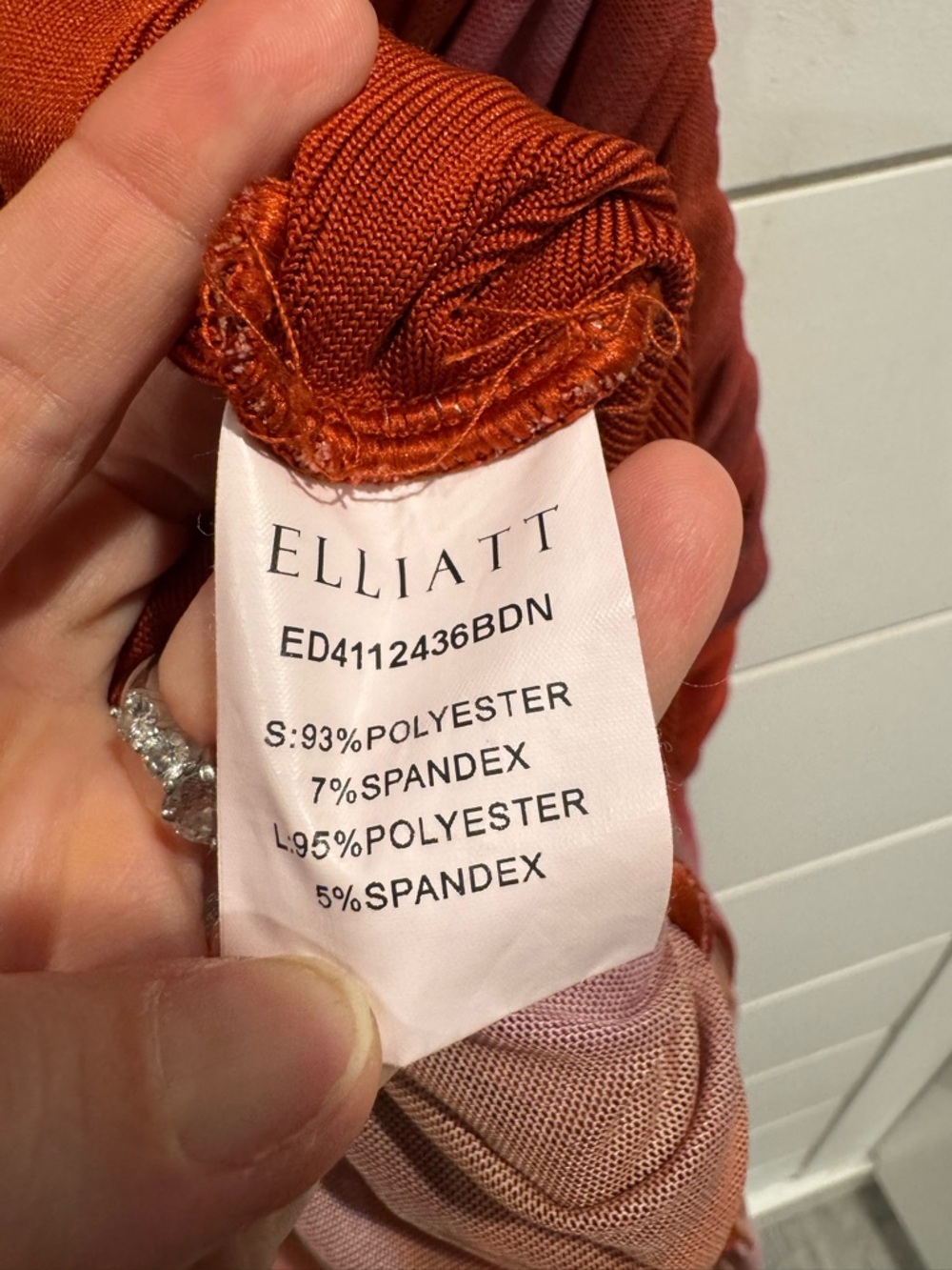 Elliatt Elise red floral ruched mesh maxi dress - Picture 7 of 12